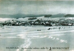 Humpolec, reklamní pohlednice